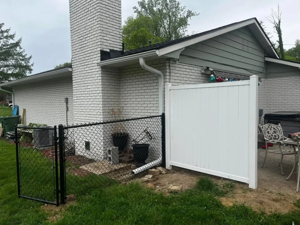 Custom Chain Link Fence Installation Project in Sidney, OH