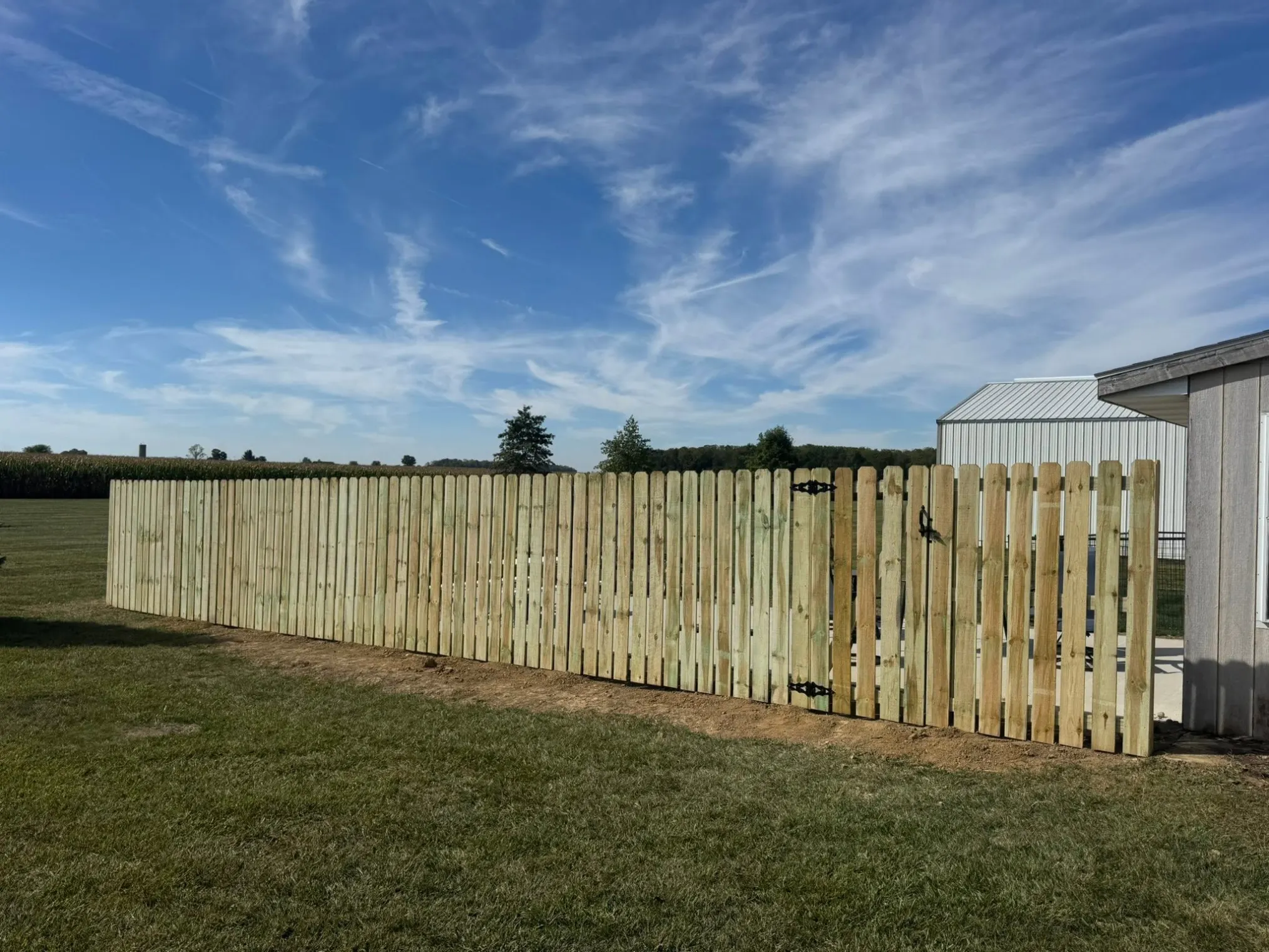 Custom Wood Fence Installation for Sidney, OH Properties